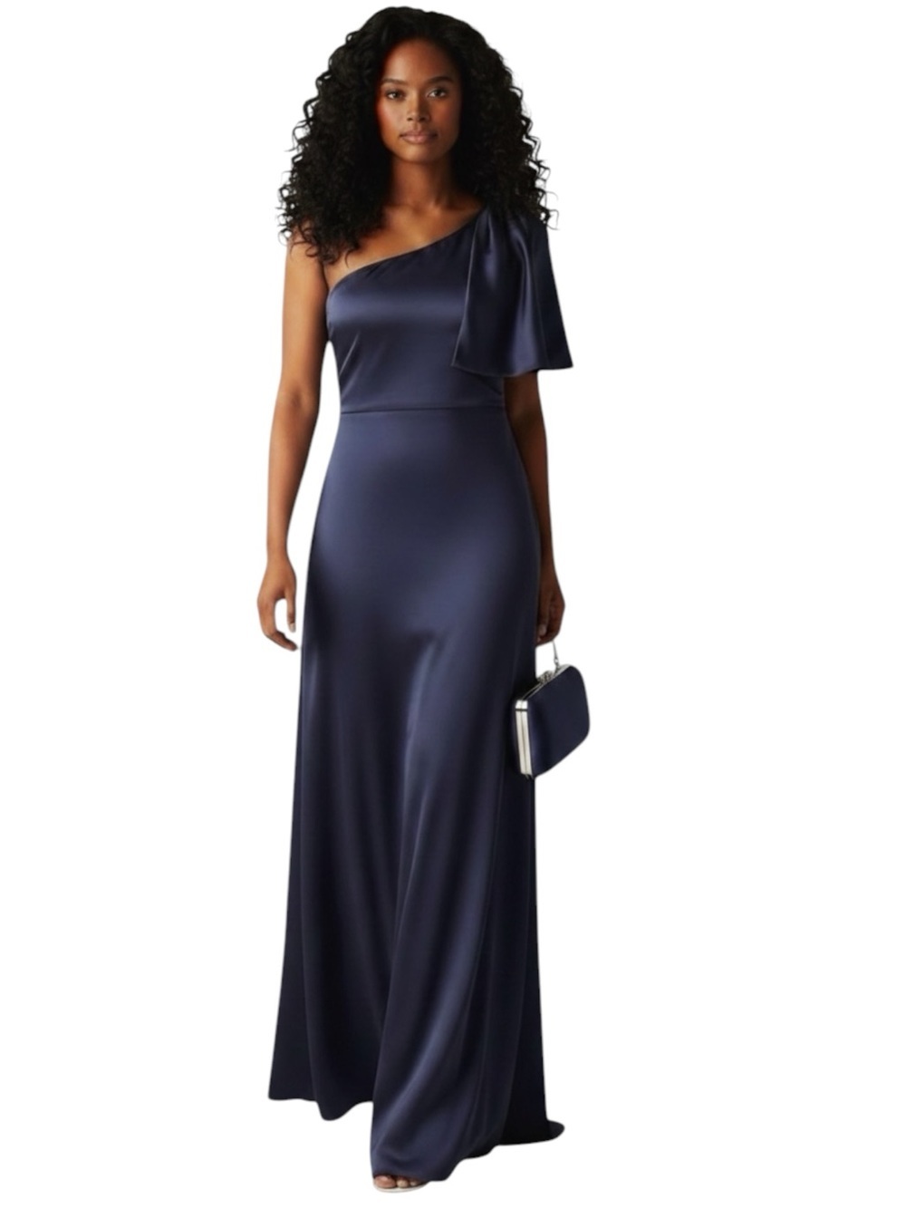 NWT SACHIN + BABI Deep Cobalt Sleeveless One Should Bow Dress Gown Size 22W